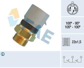 Термовимикач, вентилятор радіатора