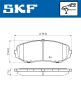 Комплект тормозных колодок, дисковый тормоз, фото 2 - интернет-магазин Auto-Mechanic