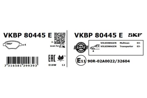 Комплект тормозных колодок, дисковый тормоз Комплект тормозных колодок, дисковый тормоз