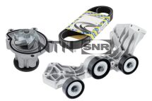 Водяной насос + комплект ручейковых ремней