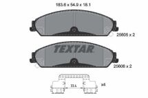 Комплект гальмівних накладок, дискове гальмо