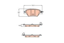 Тормозные колодки дисковые, комплект