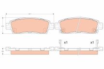 Комплект тормозных колодок, дисковый тормоз