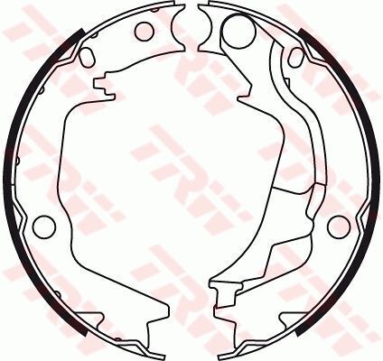 Комплект тормозных колодок, стояночная тормозная система Комплект тормозных колодок, стояночная тормозная система
