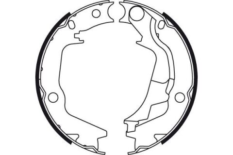 Комплект тормозных колодок, стояночная тормозная система Комплект тормозных колодок, стояночная тормозная система