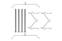 Комплектующие, колодки дискового тормоза