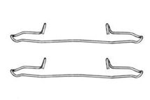 Комплект приладдя, накладка дискового гальма Комплект приладдя, накладка дискового гальма
