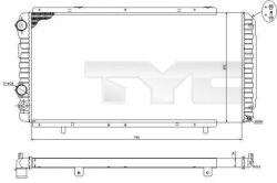 Радиатор охлаждения двигателя