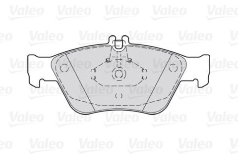 Комплект гальмівних накладок, дискове гальмо