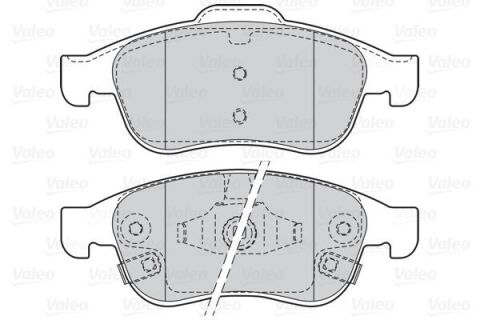 Комплект гальмівних накладок, дискове гальмо