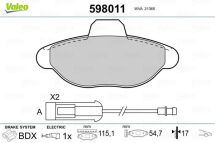Комплект тормозных колодок, дисковый тормоз