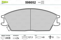 Комплект тормозных колодок, дисковый тормоз