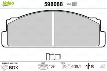 Комплект гальмівних накладок, дискове гальмо