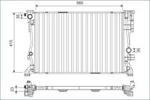 Радиатор охлаждения двигателя