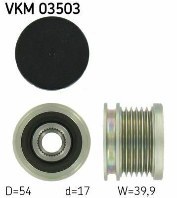 SKF OPEL Шків генератора Vectra C 03- SKF OPEL Шків генератора Vectra C 03-