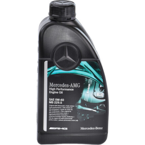 Моторное масло MERCEDES-BENZ AMG 0W-40 (MB 229.5), 1 литр