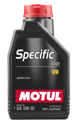 Моторное масло MOTUL Specific 0101 10W-50, 1 литр
