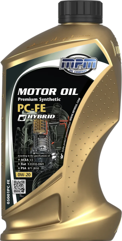 Моторна олива MPM MOTORS Premium Synthetic PC-FE 0W-20, 1 літр Моторна олива MPM MOTORS Premium Synthetic PC-FE 0W-20, 1 літр