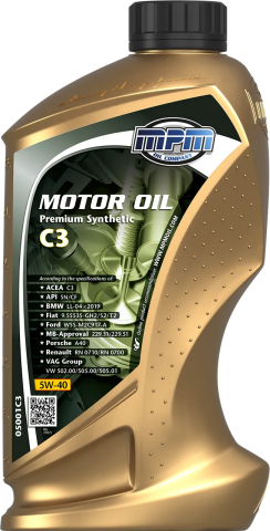 Моторна олива MPM Premium Synthetic C3 5W-40, 1 літр Моторна олива MPM Premium Synthetic C3 5W-40, 1 літр