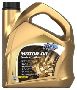 Моторна олива MPM Premium Synthetic 5W-40, 4 літри