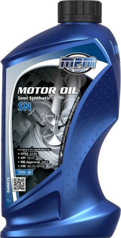 Моторна олива MPM Semi Synthetic SN 10W-40, 1 літр Моторна олива MPM Semi Synthetic SN 10W-40, 1 літр