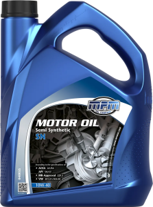 Моторна олива MPM Semi Synthetic SN 10W-40, 5 літрів