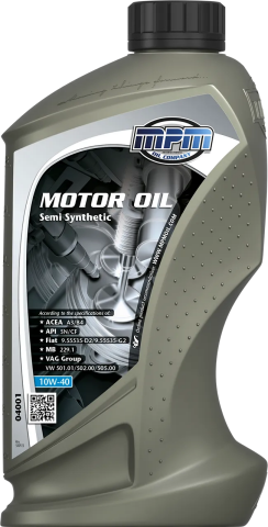 Моторное масло MPM Semi Synthetic 10W-40, 1 литр