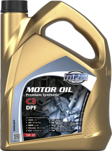 Моторна олива MPM Premium Synthetic C3 DPF 5W-30, 5 літрів
