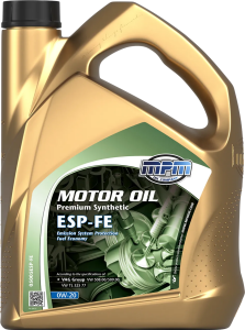 Моторна олива MPM Premium Synthetic ESP-FE 0W-20, 5 літрів