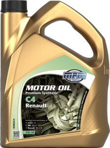 Моторное масло MPM Premium Synthetic C4 Renault 5W-30, 5 литров
