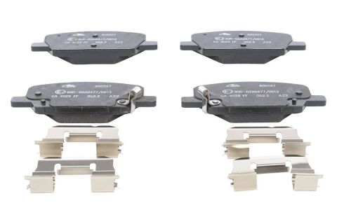 Комплект гальмівних накладок, дискове гальмо Комплект гальмівних накладок, дискове гальмо