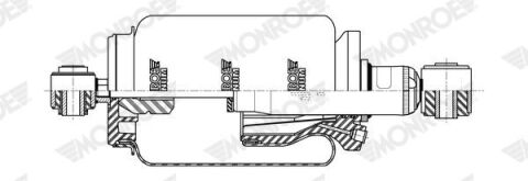 Амортизатор, опора кабіни водія