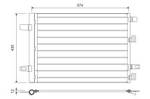 Конденсатор, система кондиціонування повітря