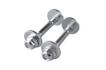 Комплект болтів з шестигранною головкою з чорного металу в наборі з гайками