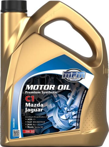 Моторна олива MPM Premium Synthetic C1 Mazda Jaguar 5W-30, 5 літрів Моторна олива MPM Premium Synthetic C1 Mazda Jaguar 5W-30, 5 літрів