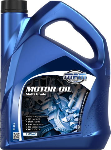 Моторна олива MPM Multi Grade 15W-40, 5 літрів Моторна олива MPM Multi Grade 15W-40, 5 літрів