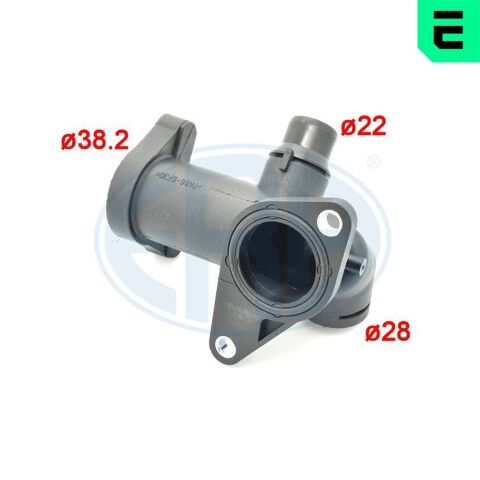 Фланец патрубка охлаждающей жидкости