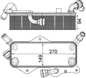 Масляний радiатор AUDI A6 / A7