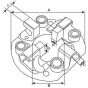 Щіткотримач стартера Iveco MK 110-13 6.1 = 132303, фото 2 - інтерент-магазин Auto-Mechanic