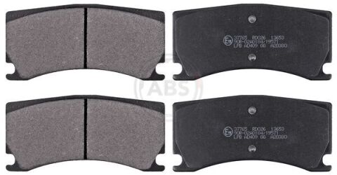 Комплект гальмівних накладок, дискове гальмо Комплект гальмівних накладок, дискове гальмо