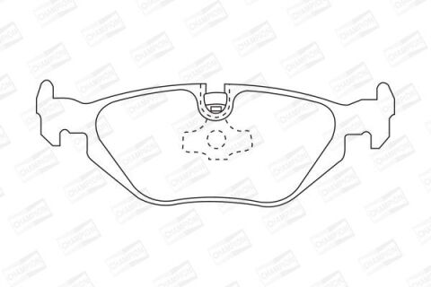 Комплект тормозных колодок, дисковый тормоз