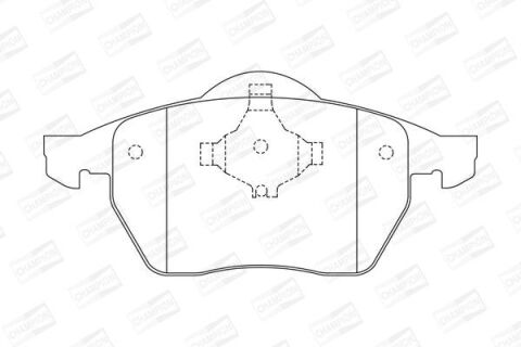 Комплект гальмівних накладок, дискове гальмо