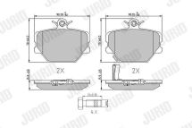 Комплект тормозных колодок, дисковый тормоз Комплект тормозных колодок, дисковый тормоз