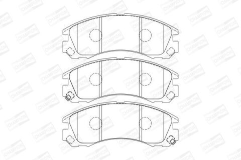 Комплект гальмівних накладок, дискове гальмо