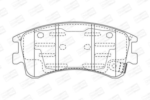 Комплект тормозных колодок, дисковый тормоз