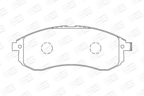 Комплект тормозных колодок, дисковый тормоз