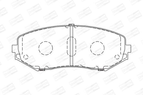 Комплект тормозных колодок, дисковый тормоз