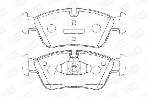 Комплект тормозных колодок, дисковый тормоз