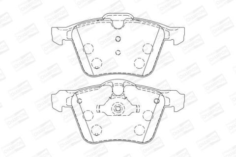 Комплект тормозных колодок, дисковый тормоз Комплект тормозных колодок, дисковый тормоз