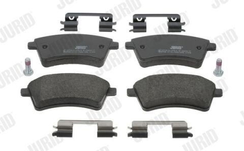 Комплект гальмівних накладок, дискове гальмо Комплект гальмівних накладок, дискове гальмо